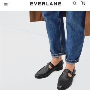 Everlane The Mary Jane Loafer black size 10.5 NWOB